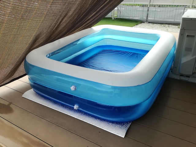 自宅のプールに温水を入れる方法 風邪を引きにくくする しょうゆブログ